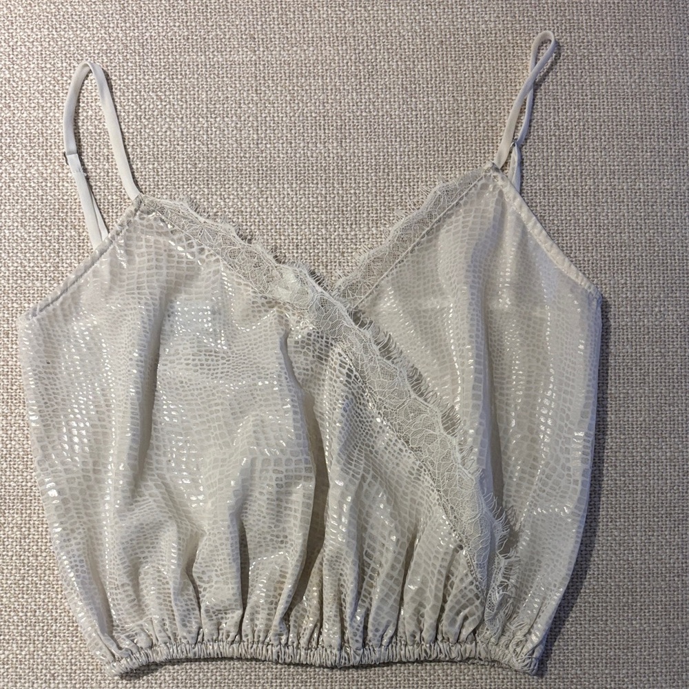 BSB Collection White Cami Top